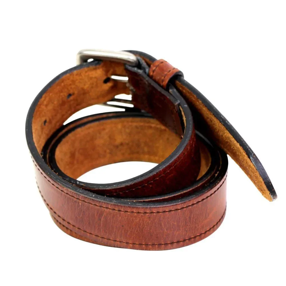 The Original Arizona BROWN REAL LEATHER 1 3/8
